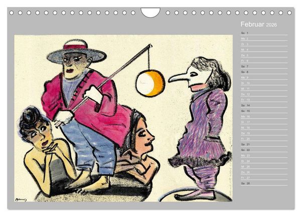 Produktbild: Wolf-Dieter Pfenning &ndash; 12 Monate auf Papier (Wandkalender 2026 DIN A4 quer), CALVENDO Monatskalender