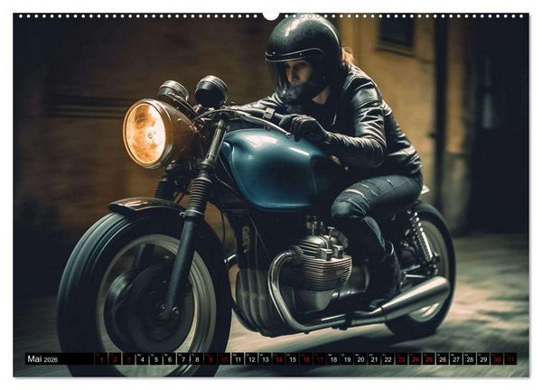 Produktbild: Urban Biker (hochwertiger Premium Wandkalender 2026 DIN A2 quer), Kunstdruck in Hochglanz