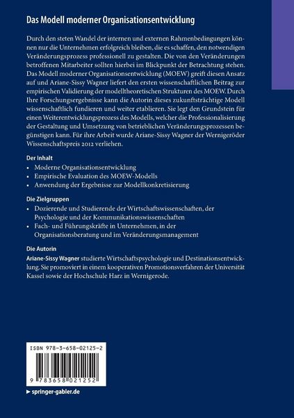 Produktbild: Das Modell moderner Organisationsentwicklung