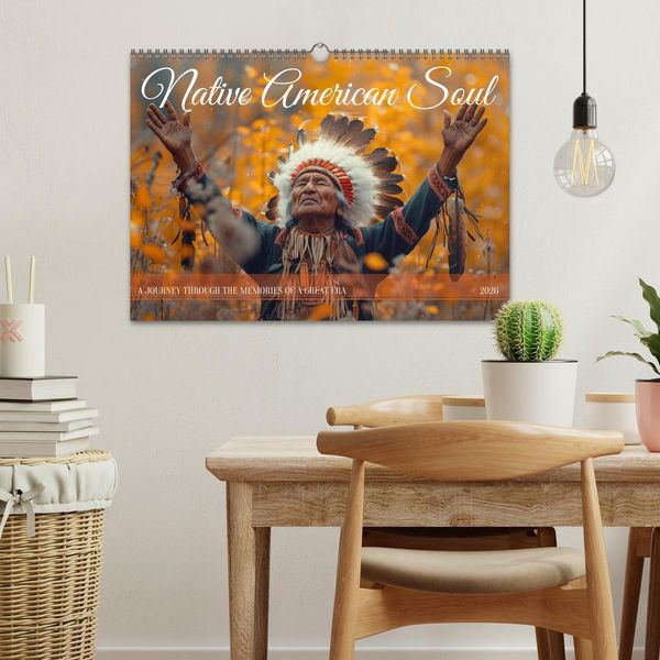 Produktbild: Native American Soul (Wall Calendar 2026 DIN A3 landscape), CALVENDO 12 Month Wall Calendar