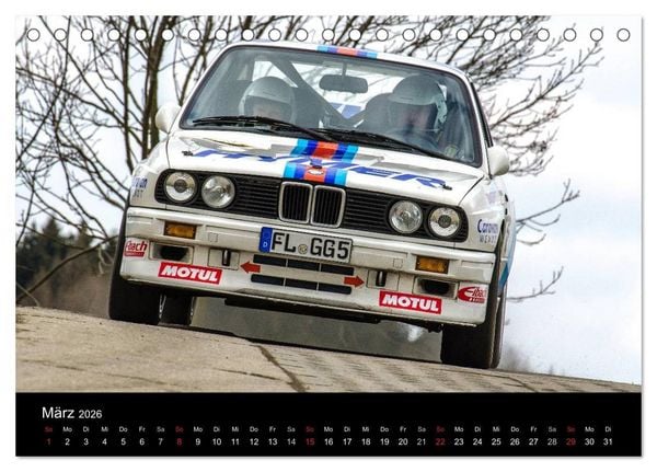 Produktbild: Schnell - Schneller - Rallye (Tischkalender 2026 DIN A5 quer), CALVENDO Monatskalender