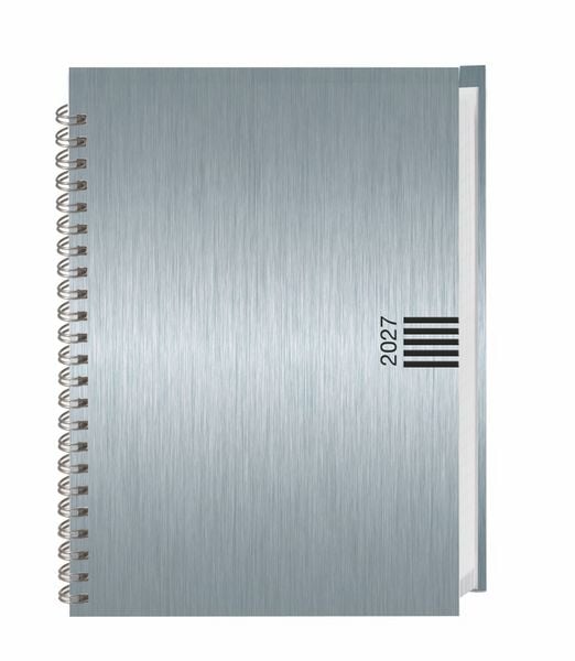Produktbild: Wochen-Cheftimer A5, Alu silber 2027