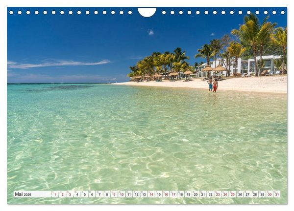 Produktbild: Traumstr&auml;nde auf Mauritius (Wandkalender 2026 DIN A4 quer), CALVENDO Monatskalender