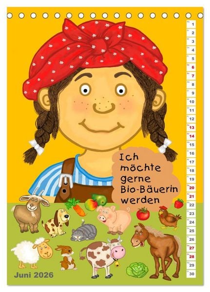 Produktbild: Mein Wunschberuf (Tischkalender 2026 DIN A5 hoch), CALVENDO Monatskalender