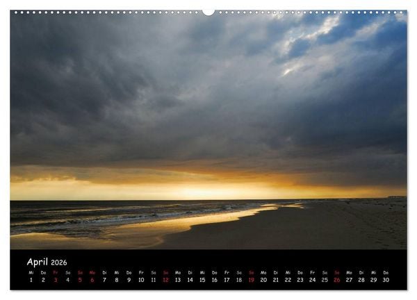 Produktbild: Amrum (Wandkalender 2026 DIN A2 quer), CALVENDO Monatskalender