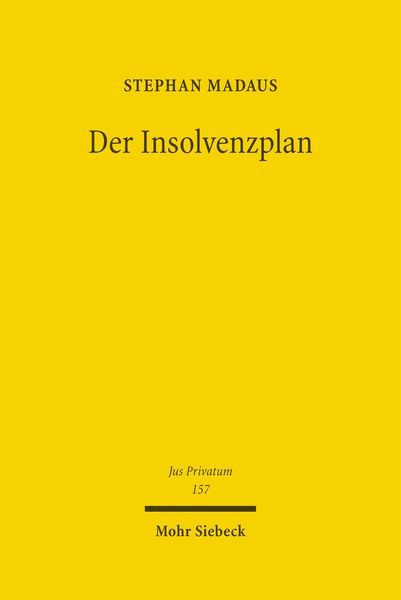 Produktbild: Der Insolvenzplan