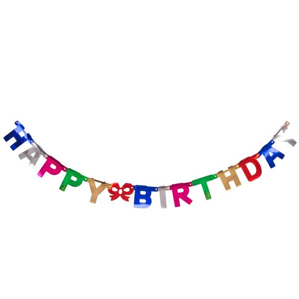 Produktbild: Idena Girlande Happy Birthday 1,5m