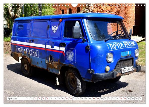 Produktbild: 60 Jahre Buchanka - Der Kult-Transporter der UdSSR UAZ-452 (Wandkalender 2026 DIN A3 quer), CALVENDO Monatskalender