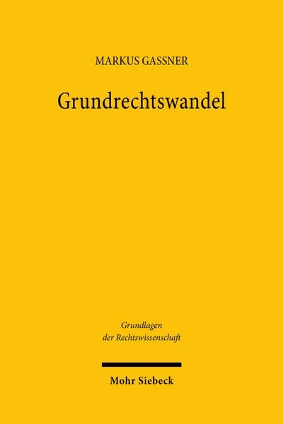 Produktbild: Grundrechtswandel