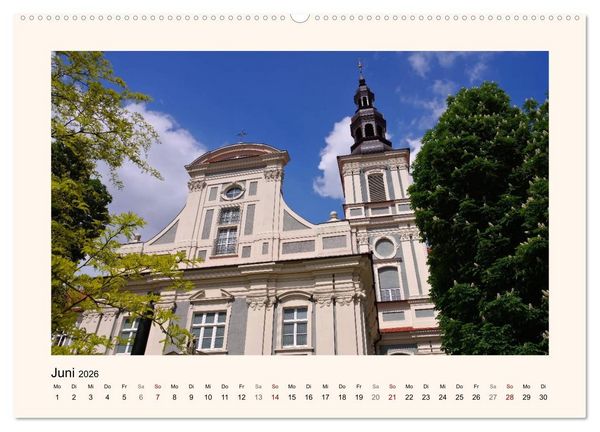 Produktbild: Breslau - Schlesiens Herz an der Oder (hochwertiger Premium Wandkalender 2026 DIN A2 quer), Kunstdruck in Hochglanz