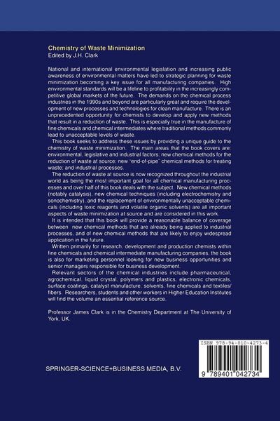 Produktbild: Chemistry of Waste Minimization