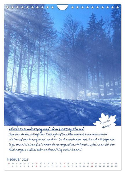 Produktbild: Dahoam erleben! Einmalige Wander-und Naturerlebnisse in Oberbayern (Wandkalender 2026 DIN A4 hoch), CALVENDO Monatskalender