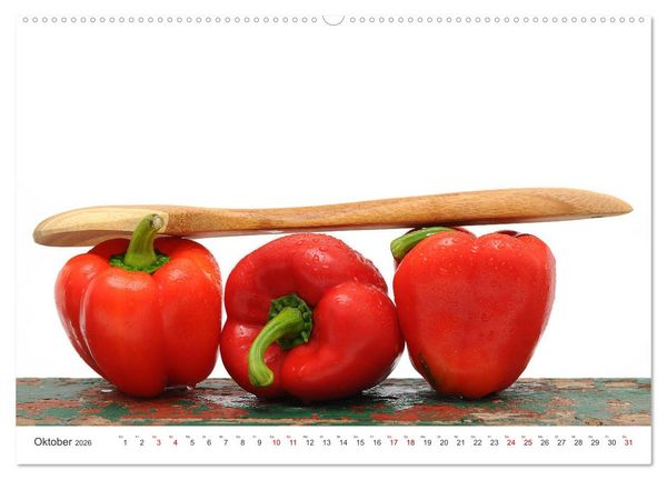 Produktbild: Gem&uuml;se, so gesund (hochwertiger Premium Wandkalender 2026 DIN A2 quer), Kunstdruck in Hochglanz