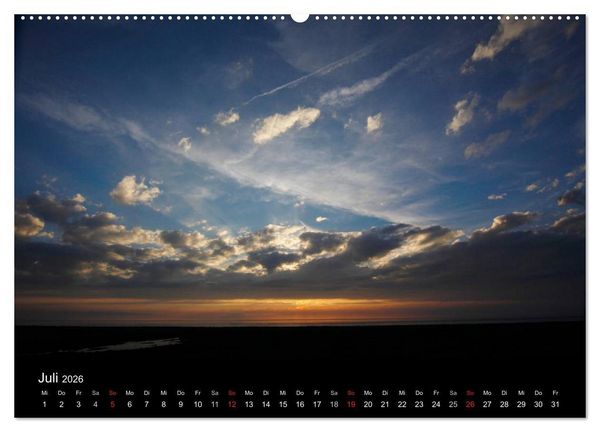 Produktbild: NORDSEE IMPRESSIONEN (Wandkalender 2026 DIN A2 quer), CALVENDO Monatskalender