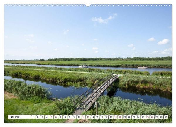 Produktbild: Hausbooturlaub Niederlande - Friesland und Groningen (Wandkalender 2027 DIN A2 quer), CALVENDO Monatskalender