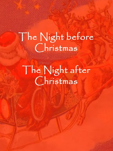 Produktbild: The Night before Christmas, The Night after Christmas