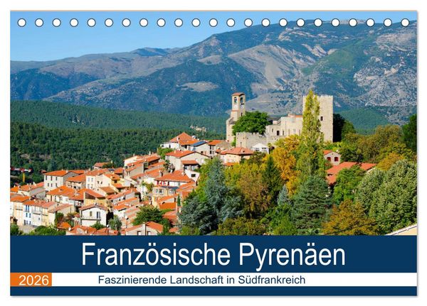 Produktbild: Franz&ouml;sische Pyren&auml;en (Tischkalender 2026 DIN A5 quer), CALVENDO Monatskalender