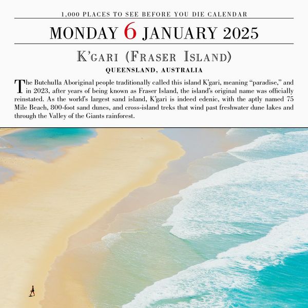 Produktbild: 1,000 Places to See Before You Die Page-A-Day(r) Calendar 2025