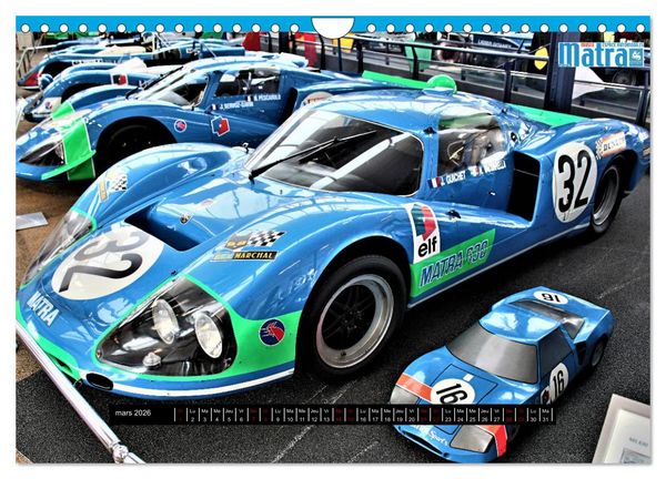 Produktbild: Matra en comp&eacute;tition (Calendrier mural 2026 DIN A4 vertical), CALVENDO calendrier mensuel