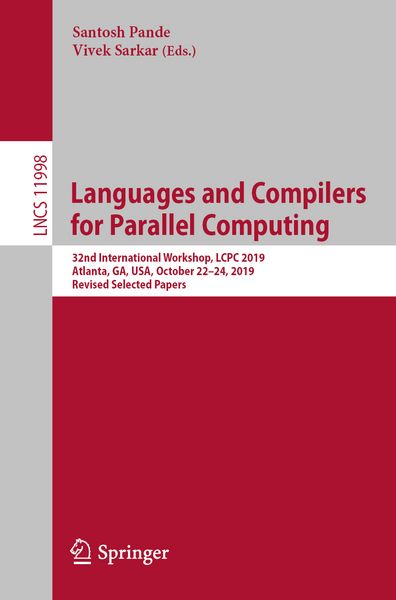 Produktbild: Languages and Compilers for Parallel Computing