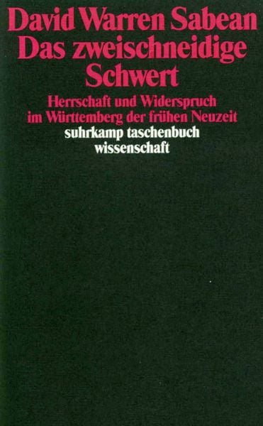 Das zweischneidige Schwert, Taschenbuch von David Warren Sabean, Suhrkamp, 9783518284889