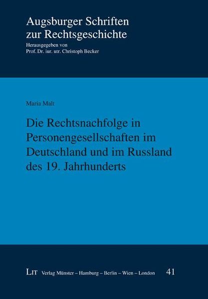 Produktbild: Malt, M: Rechtsnachfolge in Personengesellschaften im Deutsc