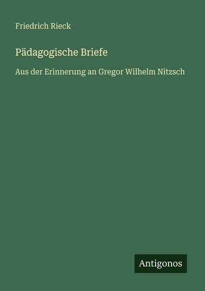 Produktbild: P&auml;dagogische Briefe