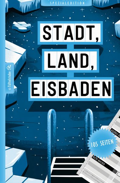 Produktbild: Stadt, Land, Eisbaden - 105 Seiten - Stadt-Land-Fluss-Spezialedition f&uuml;r Eisbader
