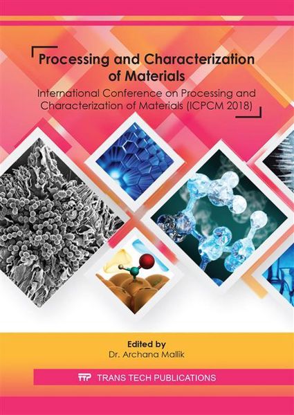 Produktbild: Processing and Characterization of Materials