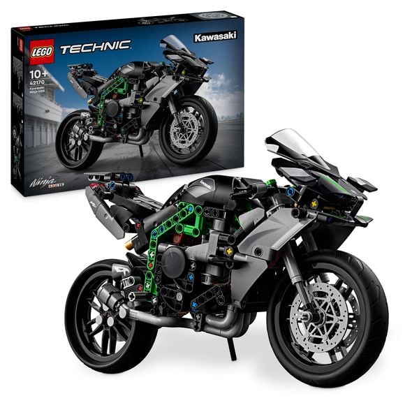 LEGO 42170 | Technic Kawasaki Ninja H2R Motorrad 42170, Geschenk für Kinder