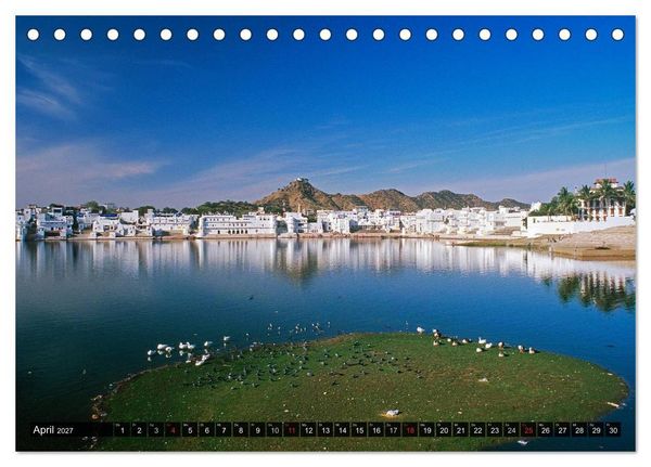 Produktbild: Exotisches Indien (Tischkalender 2027 DIN A5 quer), CALVENDO Monatskalender