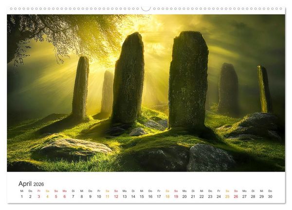 Produktbild: Magische Steine - Tor zur Anderswelt (Wandkalender 2026 DIN A2 quer), CALVENDO Monatskalender