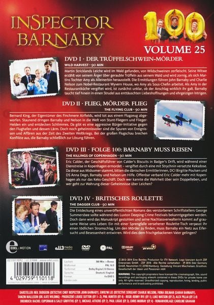 Produktbild: Inspector Barnaby Vol. 25 [4 DVDs]