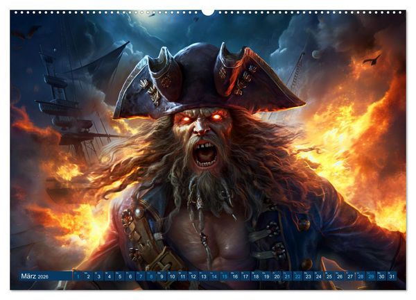 Produktbild: Seemannsgarn - Mythen, Legenden und Geschichten der Seefahrer (Wandkalender 2026 DIN A2 quer), CALVENDO Monatskalender
