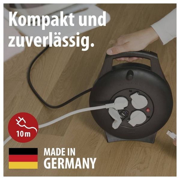 Produktbild: Brennenstuhl 1093900600 Kabeltrommel 10m