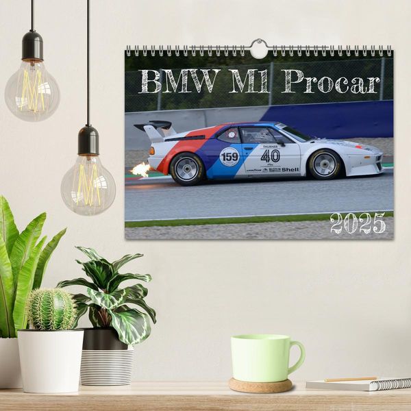 Produktbild: BMW M1 Procar (Wandkalender 2025 DIN A4 quer), CALVENDO Monatskalender