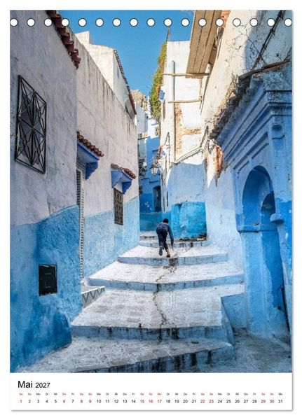 Produktbild: Marokko - Chefchaouen (Tischkalender 2027 DIN A5 hoch), CALVENDO Monatskalender