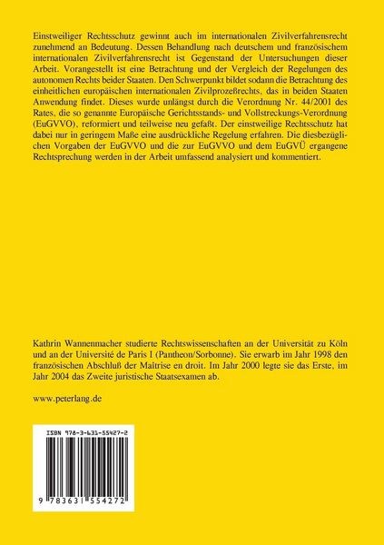 Produktbild: Einstweilige Ma&szlig;nahmen im Anwendungsbereich von Art. 31 EuGVVO in Frankreich und Deutschland: