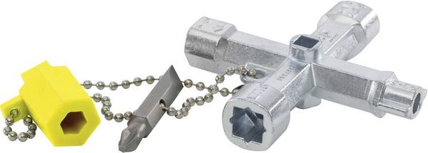 Produktbild: C.K T4455 Schaltschrankschl&uuml;ssel 12 in 1 Schaltschrankschl&uuml;ssel Zinkdruckguss 1St.