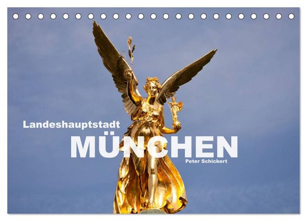 Produktbild: Landeshauptstadt M&uuml;nchen (Tischkalender 2026 DIN A5 quer), CALVENDO Monatskalender