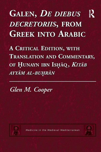 Produktbild: Galen, De diebus decretoriis, from Greek into Arabic