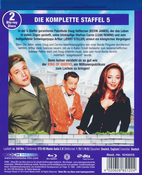 Produktbild: The King of Queens - Die komplette Staffel 5 [2 BRs]
