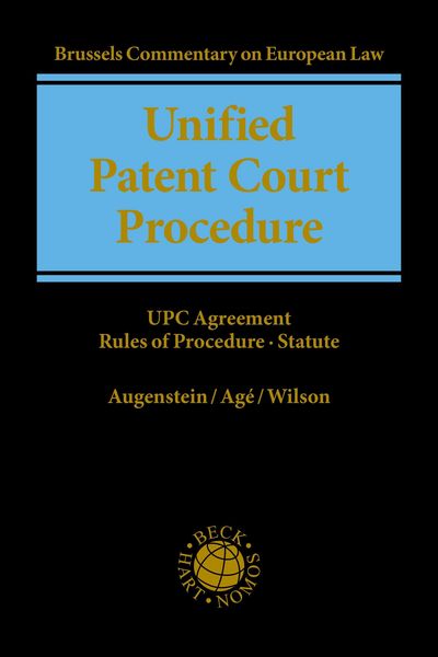 Produktbild: Unified Patent Court Procedure