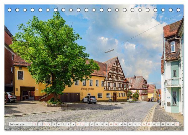 Produktbild: Neustadt an der Aisch Impressionen (Tischkalender 2026 DIN A5 quer), CALVENDO Monatskalender