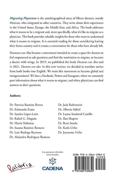 Produktbild: Migrating Physicians Doctoras & Doctores Con Alas