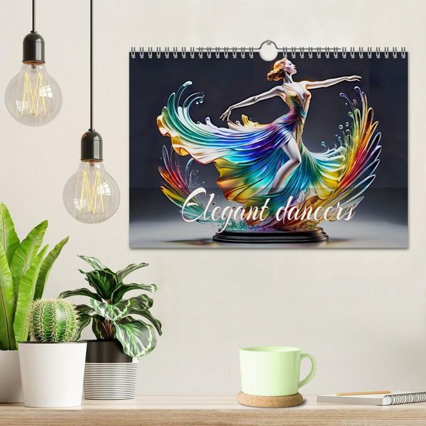 Produktbild: Elegant dancers (Wall Calendar 2026 DIN A4 landscape), CALVENDO 12 Month Wall Calendar