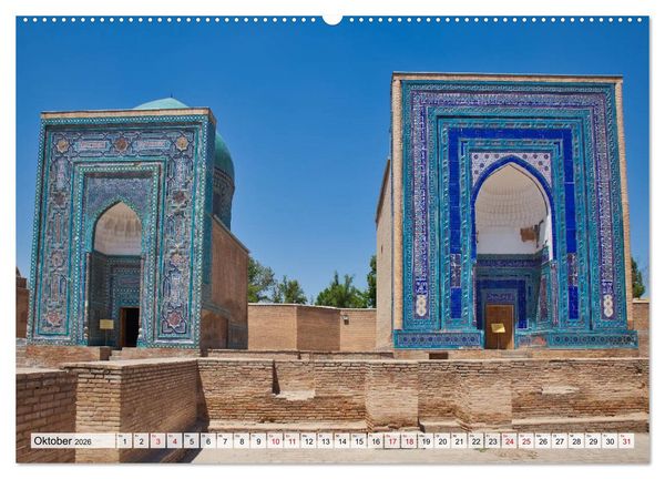 Produktbild: Usbekistan Mythos Seidenstra&szlig;e hautnah (Wandkalender 2026 DIN A2 quer), CALVENDO Monatskalender