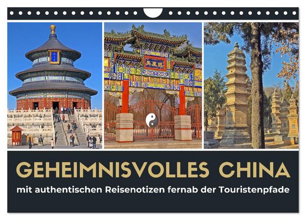 Produktbild: Geheimnisvolles China 2026 (Wandkalender 2026 DIN A4 quer), CALVENDO Monatskalender