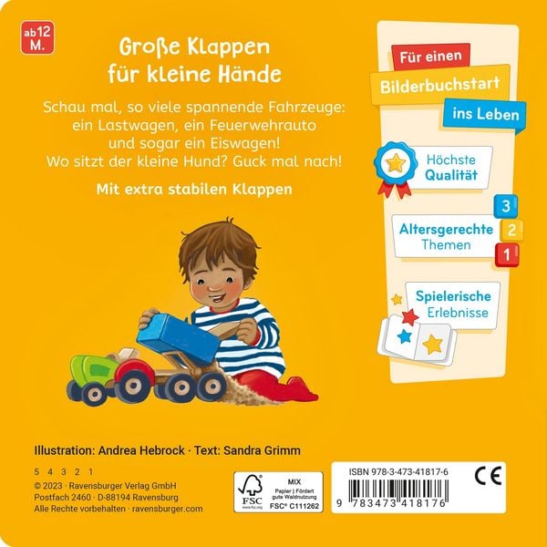 Produktbild: Was siehst du? Klapp auf, klapp zu! Fahrzeuge