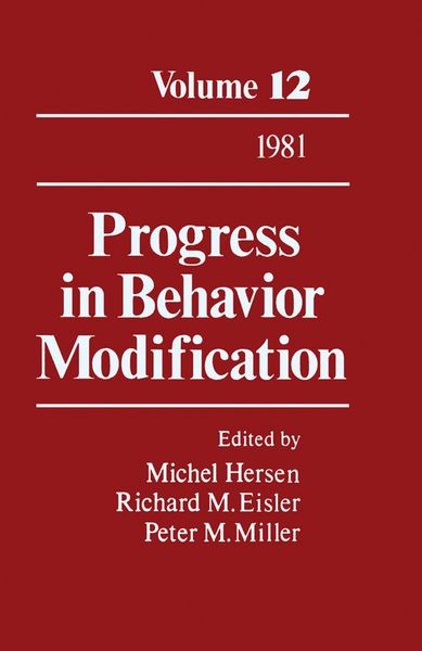 Produktbild: Progress in Behavior Modification